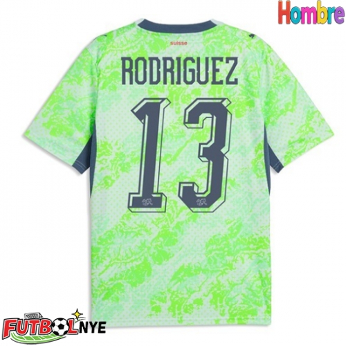 Camiseta Suiza Ricardo Rodriguez #13 Visitante Equipación Mundial 2026 manga corta